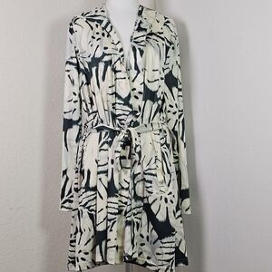 RipSkirt Hawaii Hooded Wrap Dress Tropical Print Size M